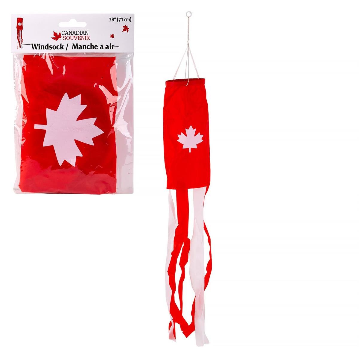 Canada Flag 28"L Windsock