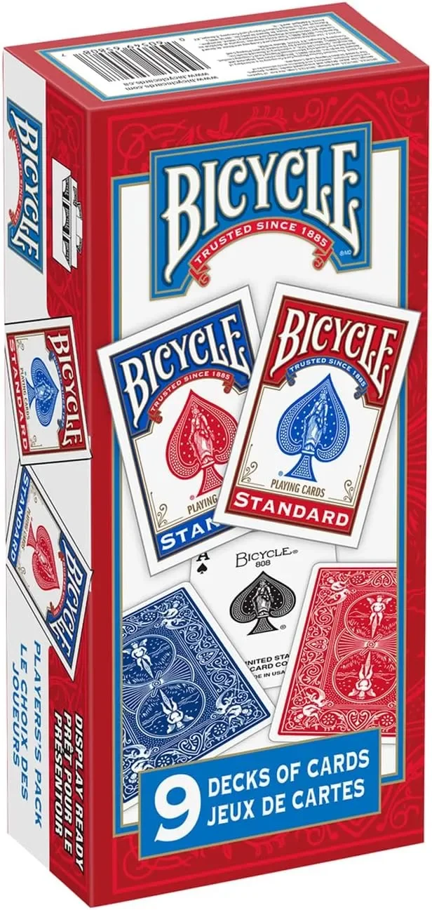 BICYCLE PLAYING CARD X 9