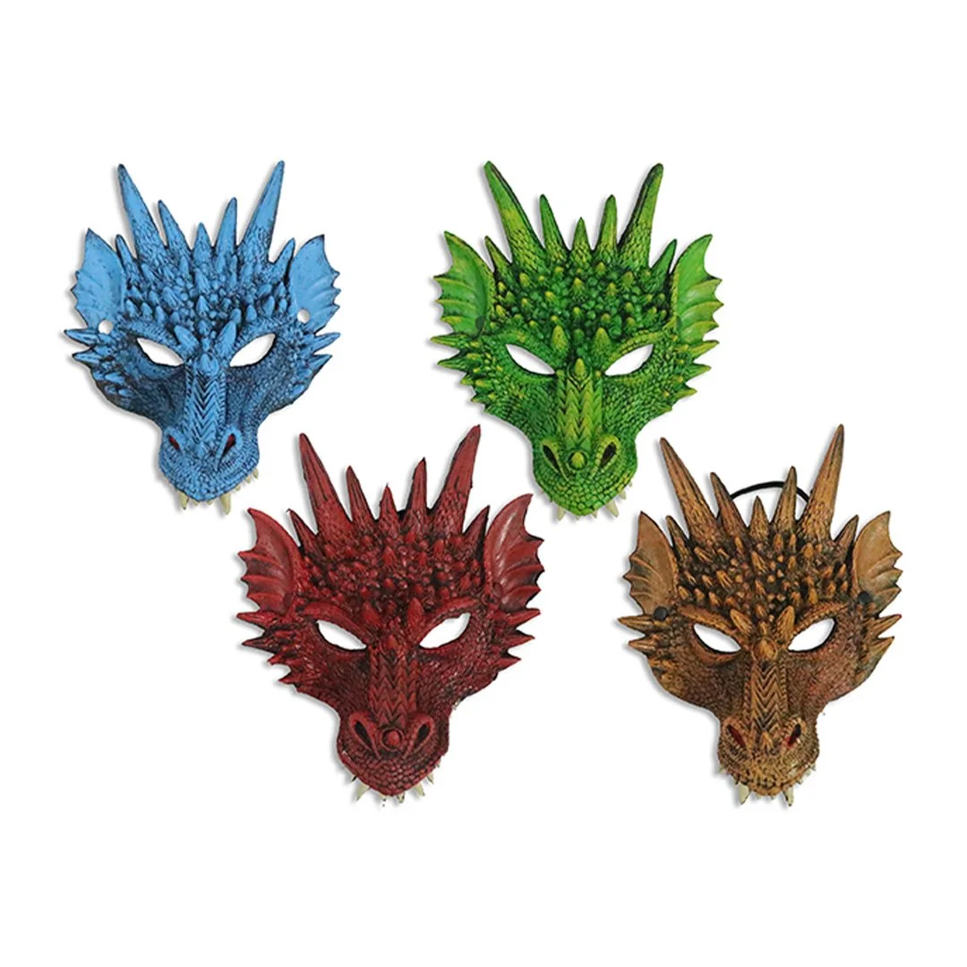 PU Foam Dragon Half Face Mask