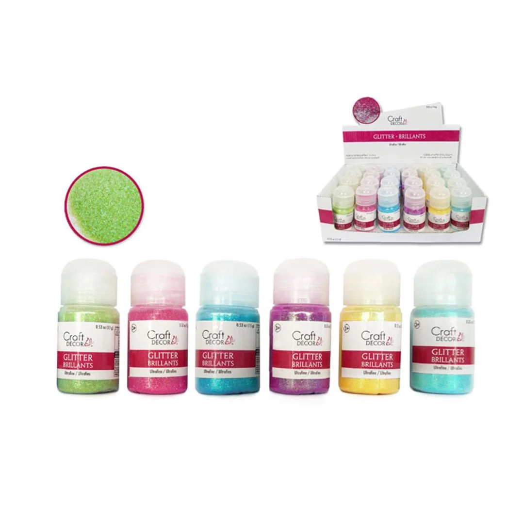 Glitter Craft: Ultrafine Hexagon Glitter Bottles - Princess Dust