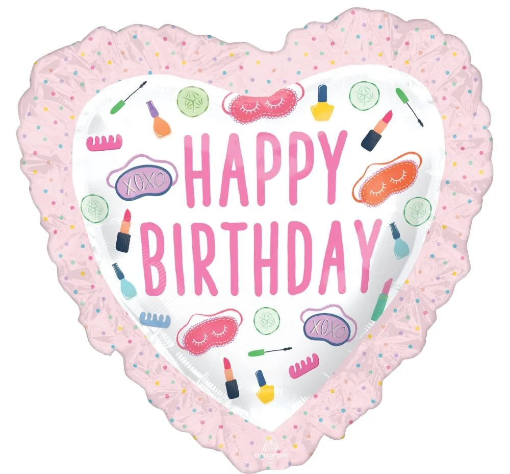 SuperShape Happy Birthday Spa Party Balloon