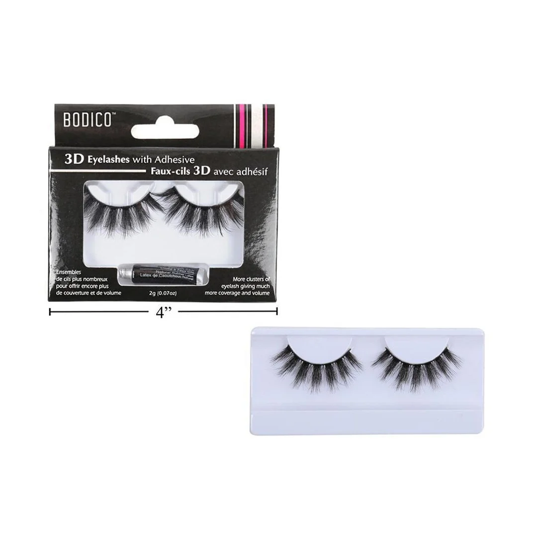 Bodico 3D Dancer Eyelashes with adhesive