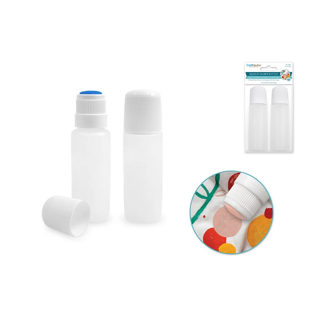 Plastic Bottles: Squeeze Dauber Bottles with Magic Release Plunger