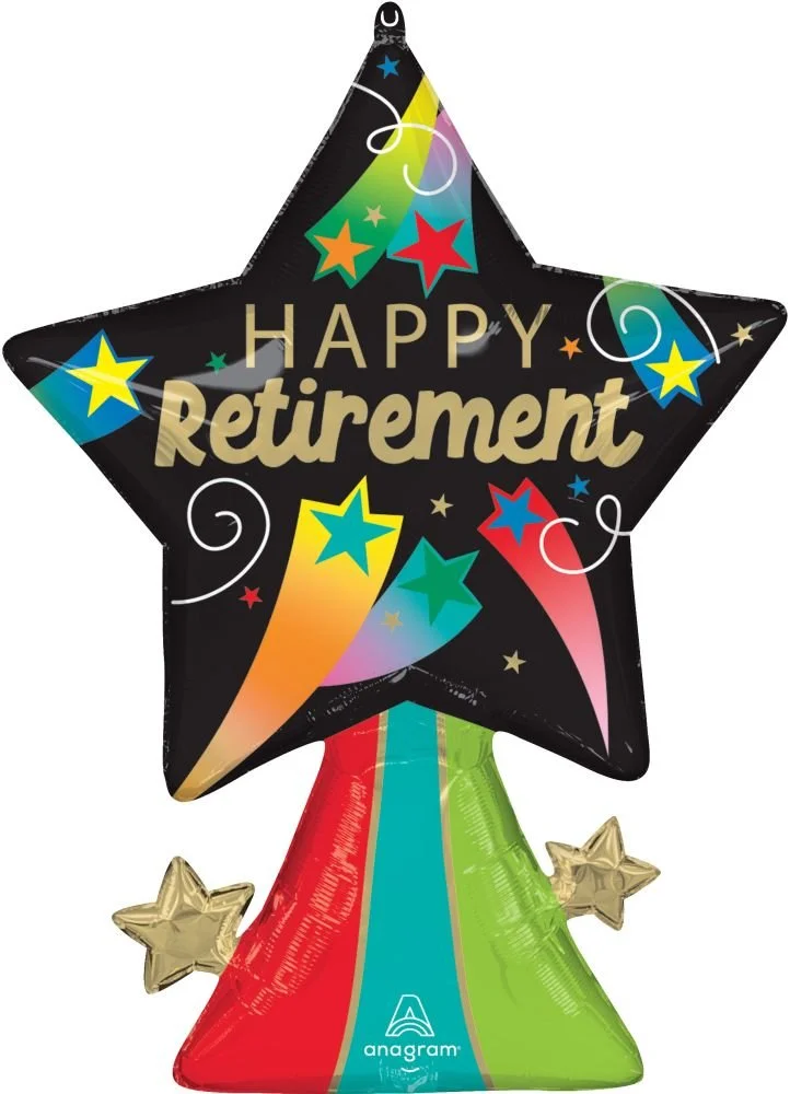 SuperShape Happy Retirement Balloon