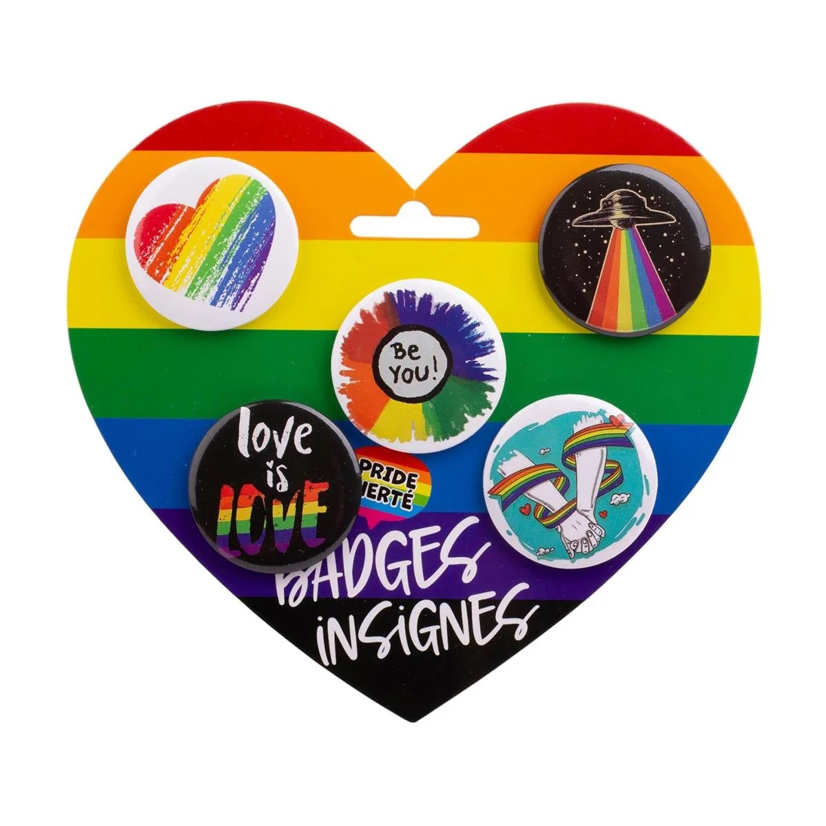 Celebrate Pride 5pk Button Badge