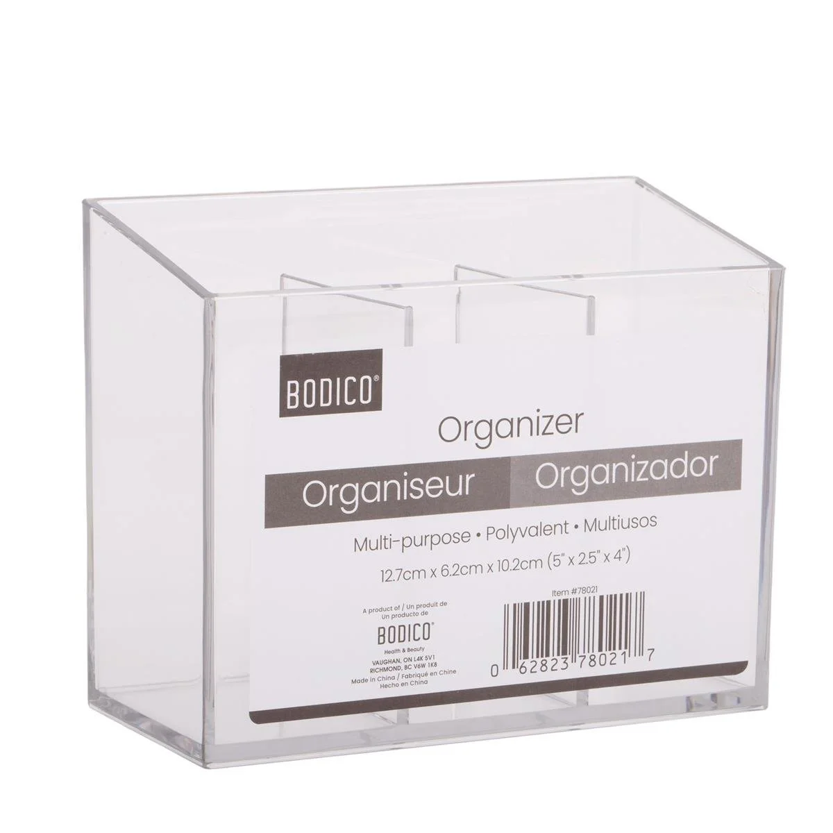 Bodico, 3 Compartment Organizer 13x6x10cm