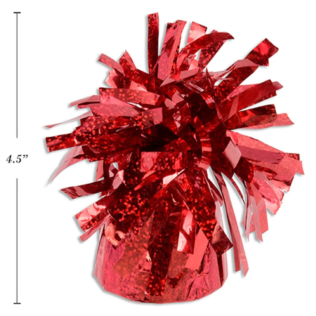 Laser Balloon Weight - Red