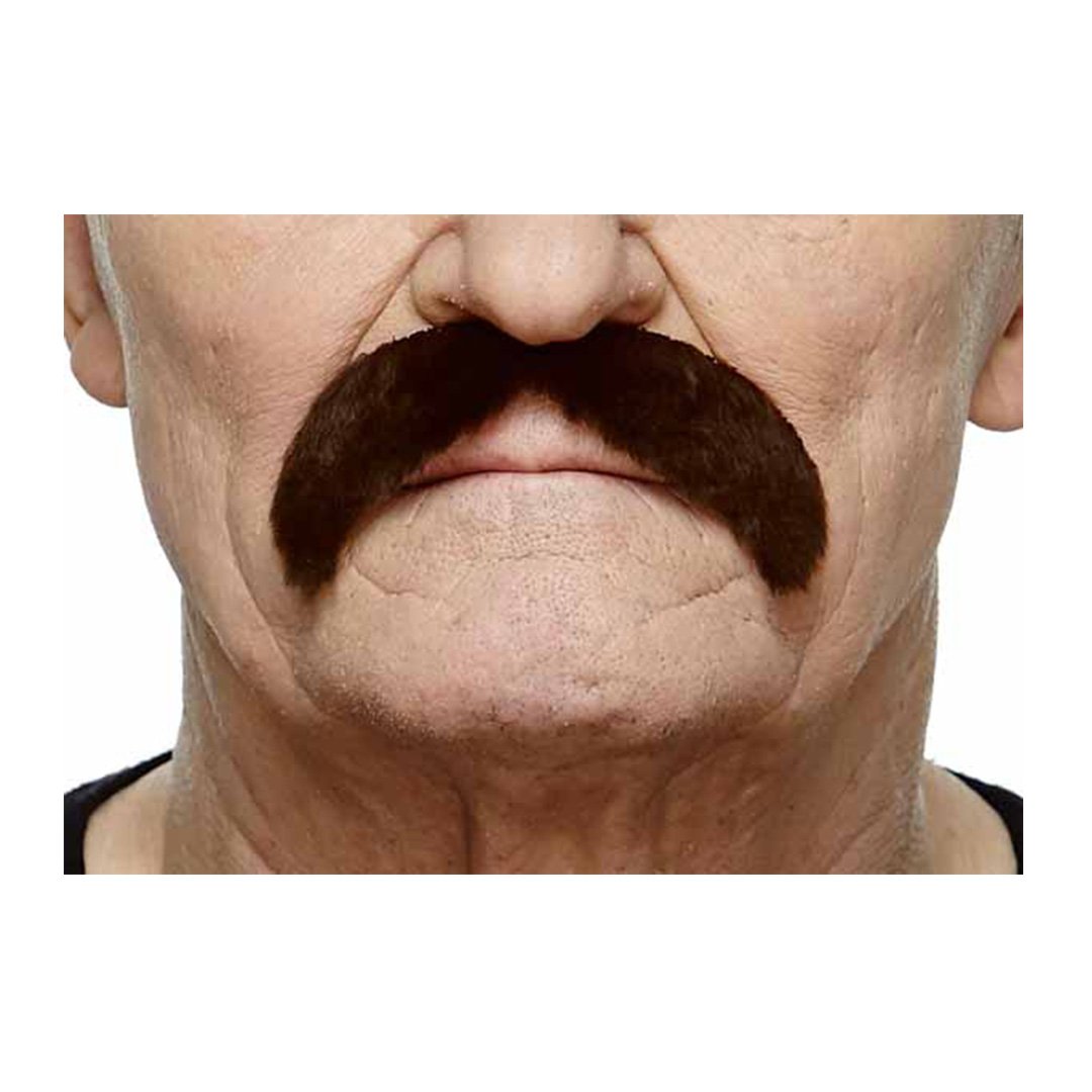 MOUSTACHE DK BROWN 10.5 CM x 4 CM
