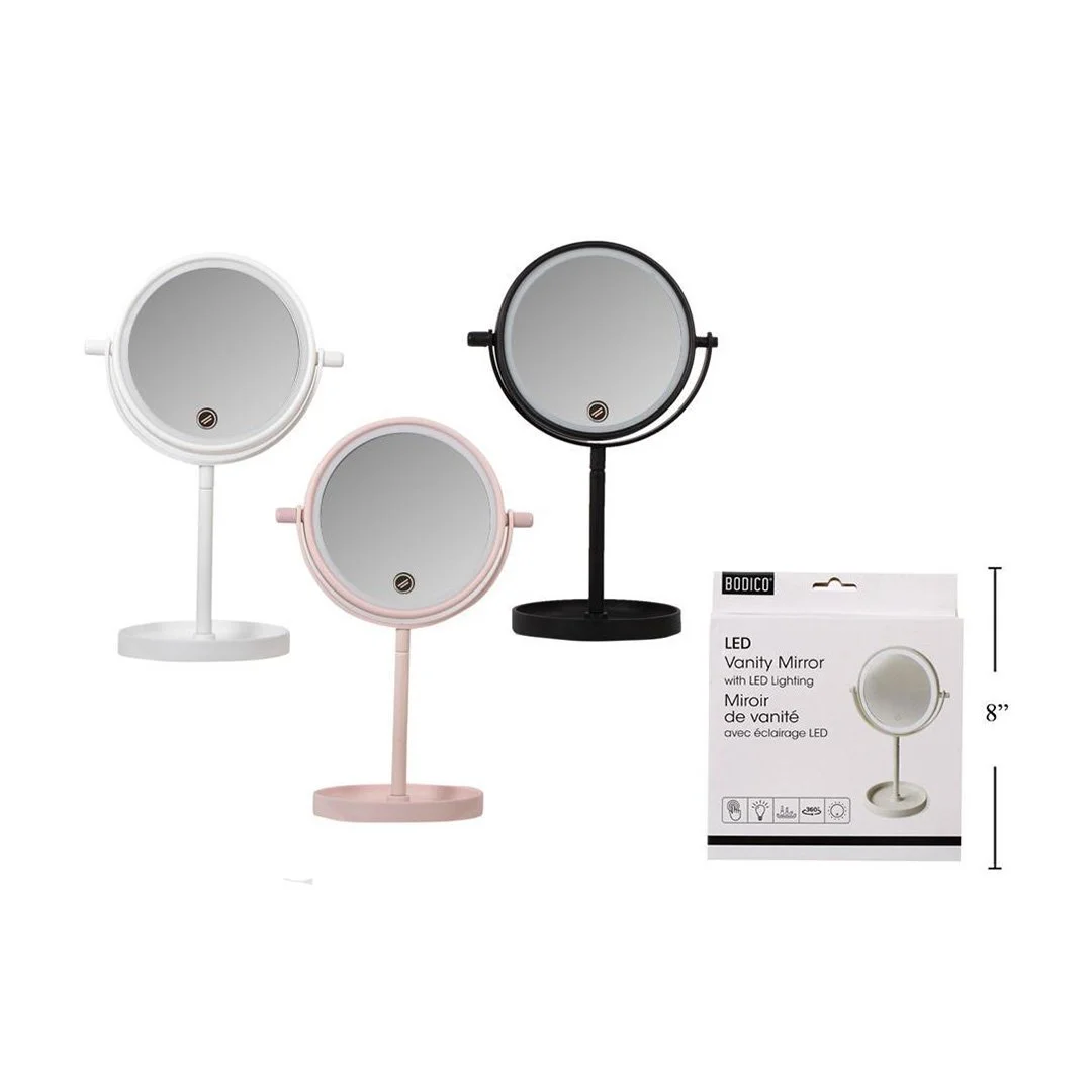 Bodico Light Up Mirror with Stand