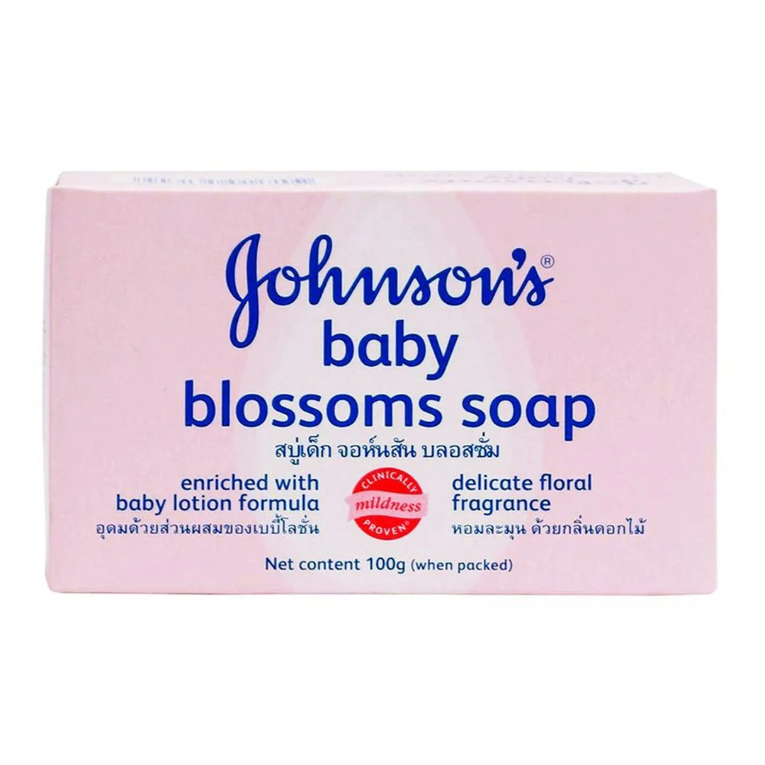 J&J BABY BAR SOAP BLOSSOMS PINK 100 G