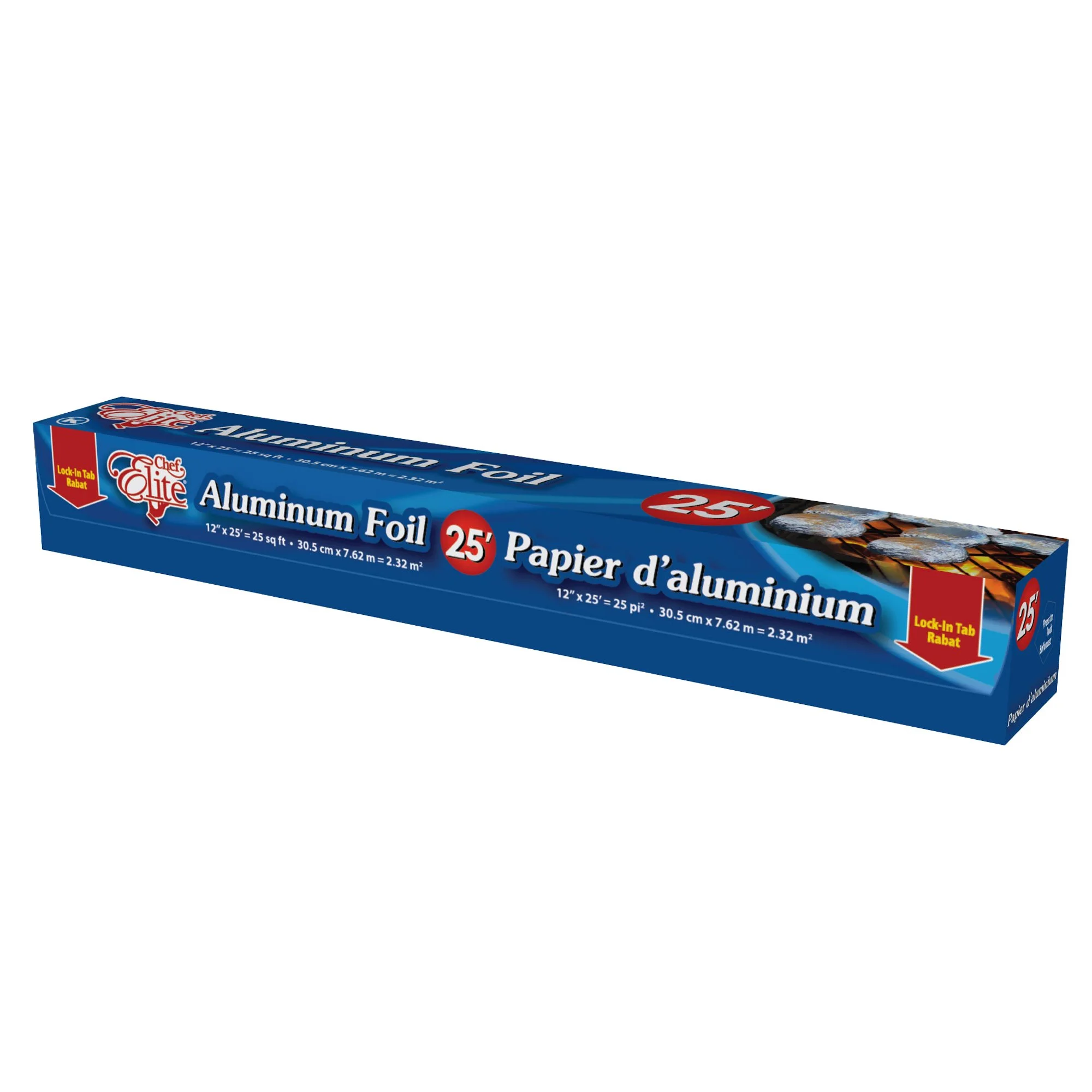 Chef Elite – Aluminum Foil – 12″ x 25′