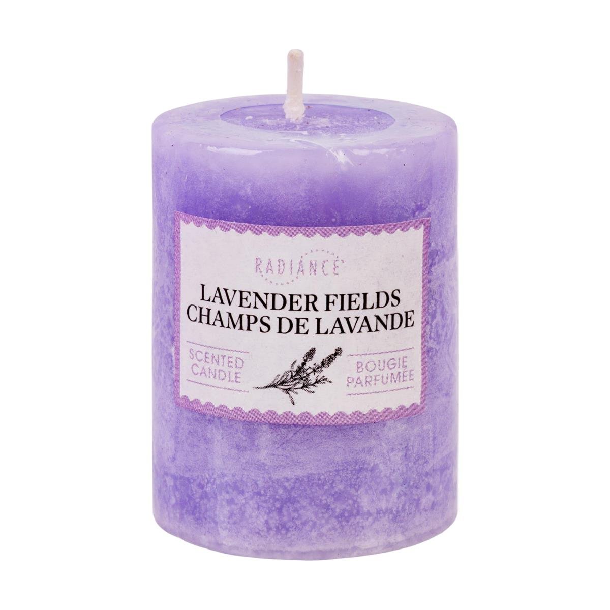 Frosted Scented Votive Candle, 2"H, Lavender Fields