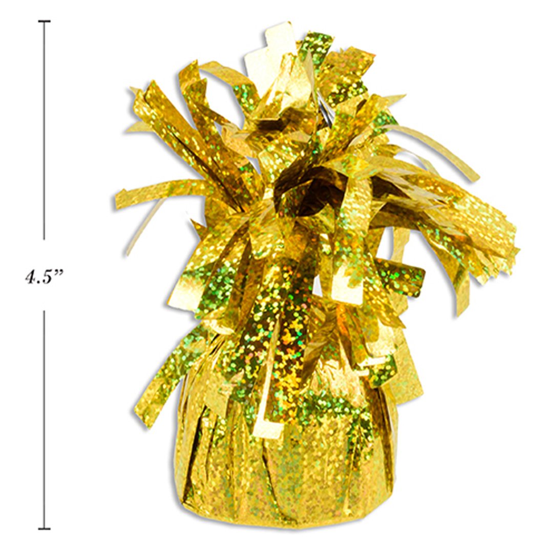 Laser Balloon Weight - Gold