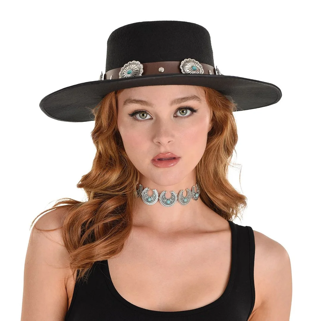 Western Faux Turquoise Necklace