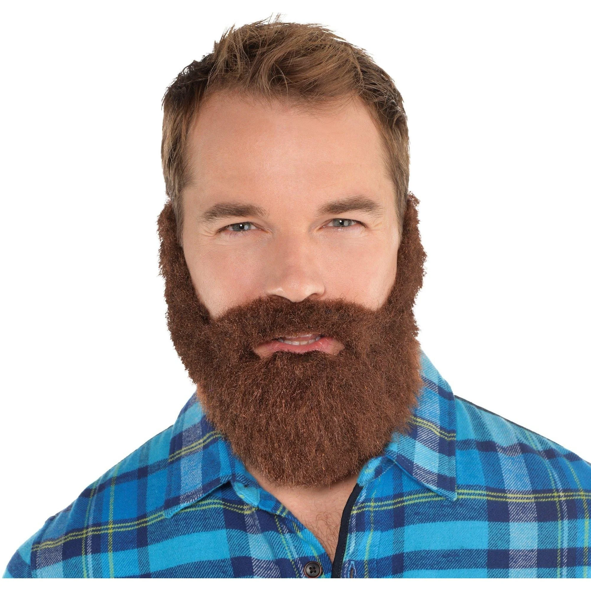 Brown Lumberjack Facial Hair Set