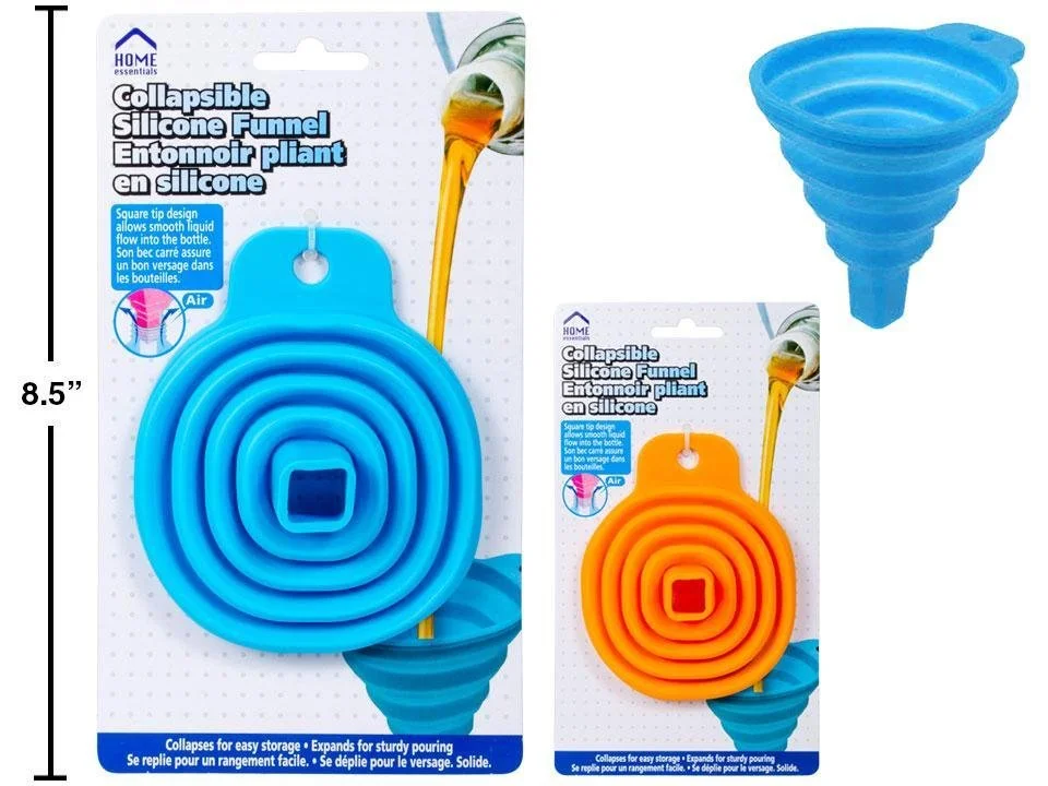 H.E. (LARGE) Collapsible Funnel, Silicone, 2 col