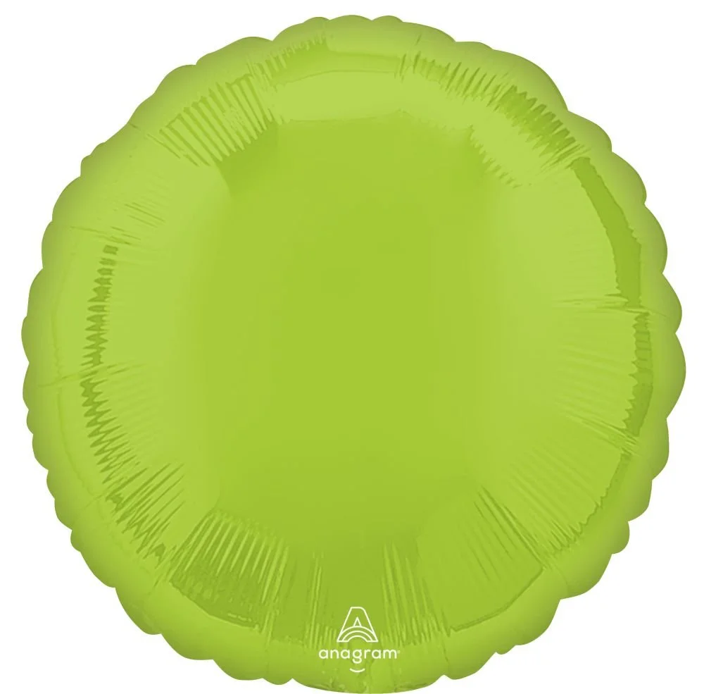 18" Vibrant Green Circle Balloon