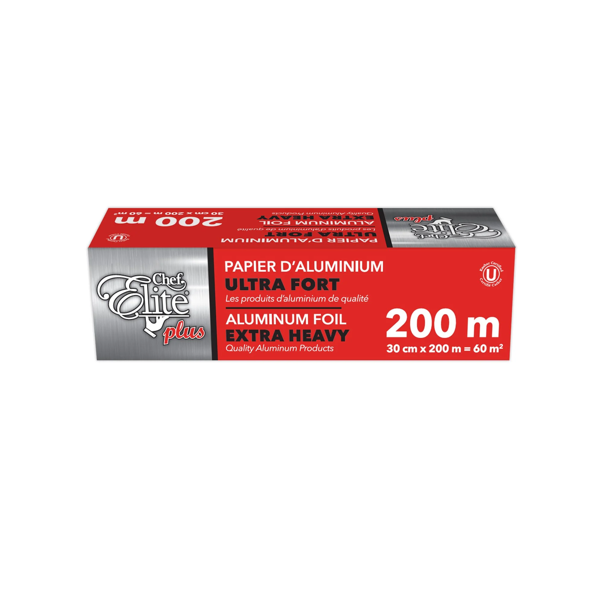 Chef Elite Plus – Aluminum Foil – 30cm x 200m – 17mic – Extra Heavy