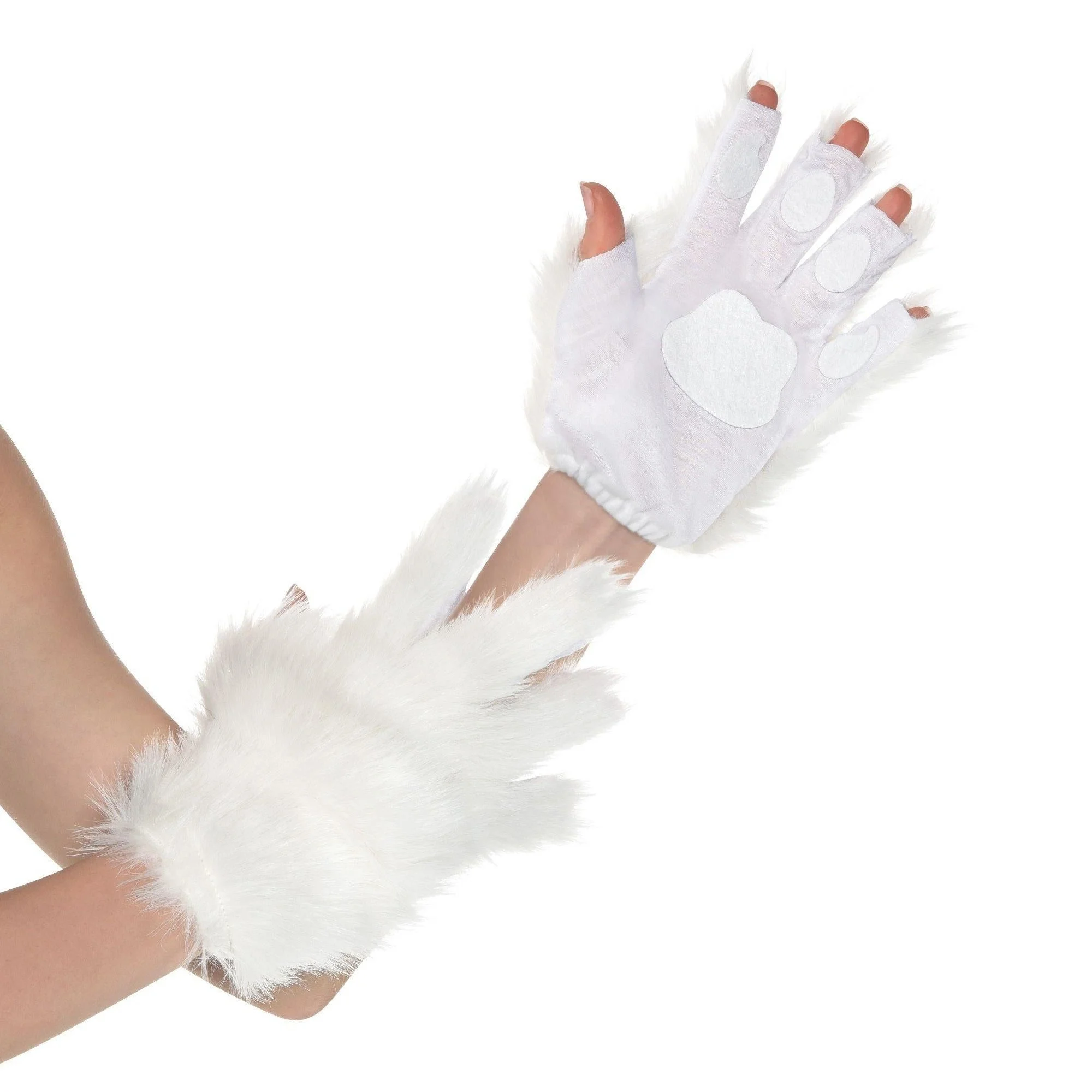 White Cat Paw Glovelettes