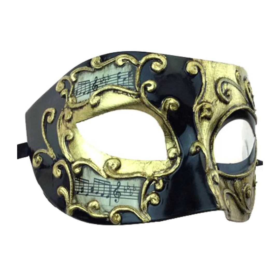 VENETIAN STYLE MASK BLACK