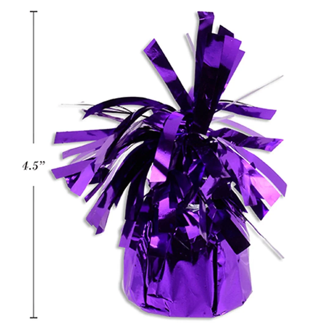 Laser Balloon Weight - Dark Purple