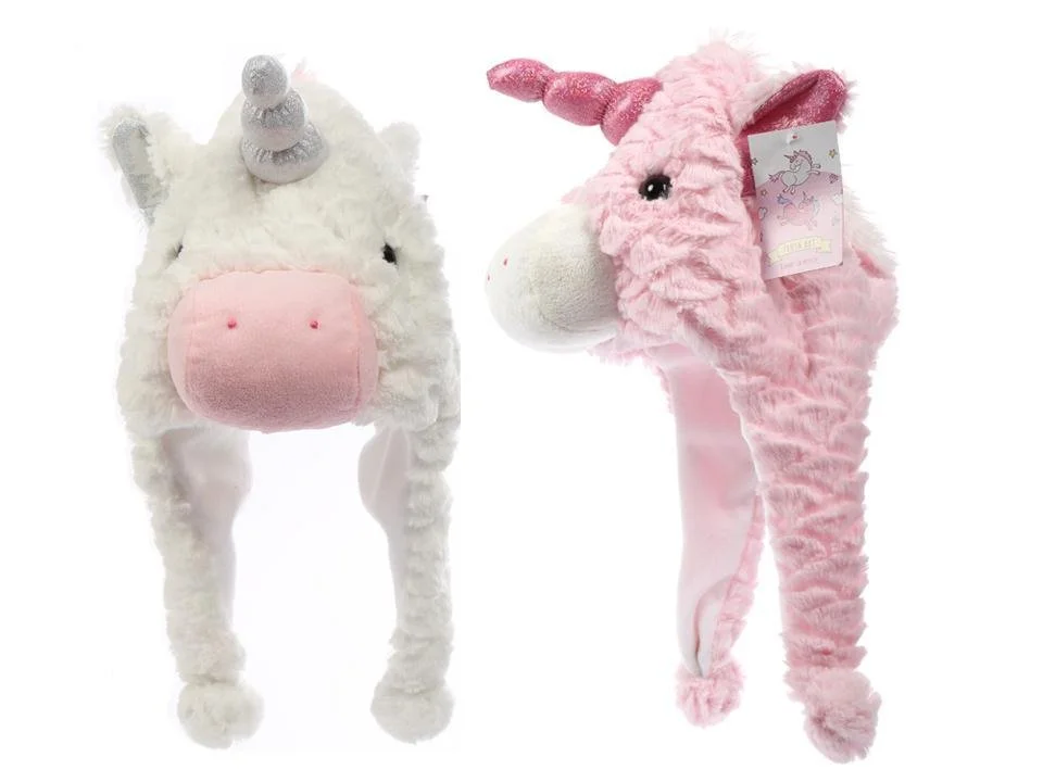 Unicorn Plush Hat, 2 colors