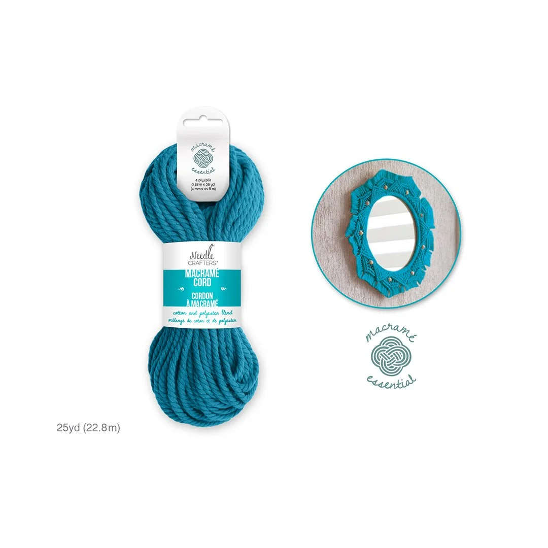 Needlecrafters: Macramé Cord - Sky Blue