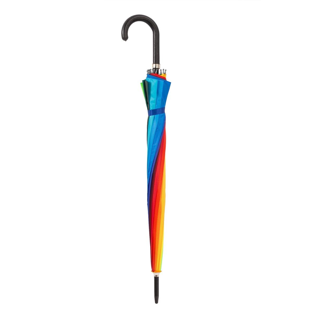 Celebrate Pride Umbrella Rainbow, Rubber Coated Handle