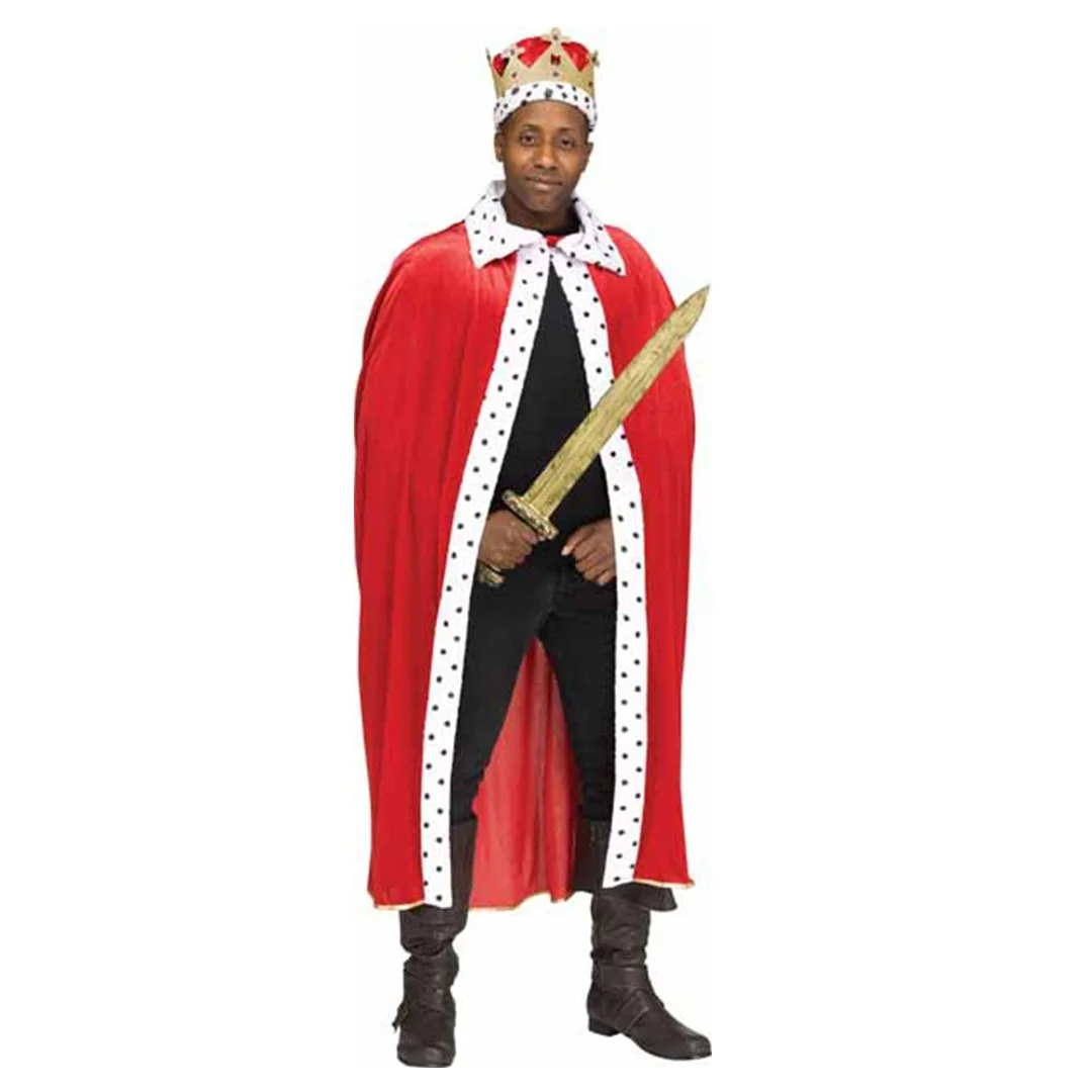 KING ROBE & CROWN SET - ADULT