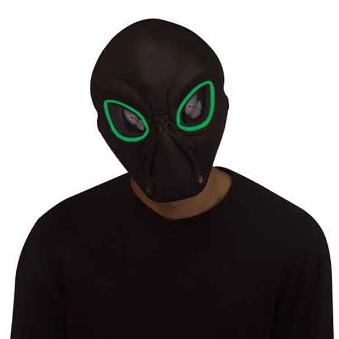 E.L. LIGHT UP ALIEN MASK