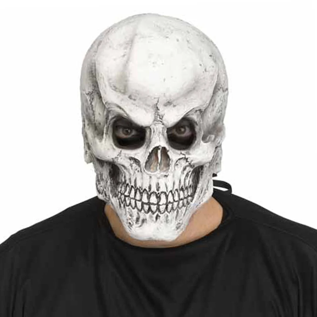 REALISTIC SKULL MASK GREY