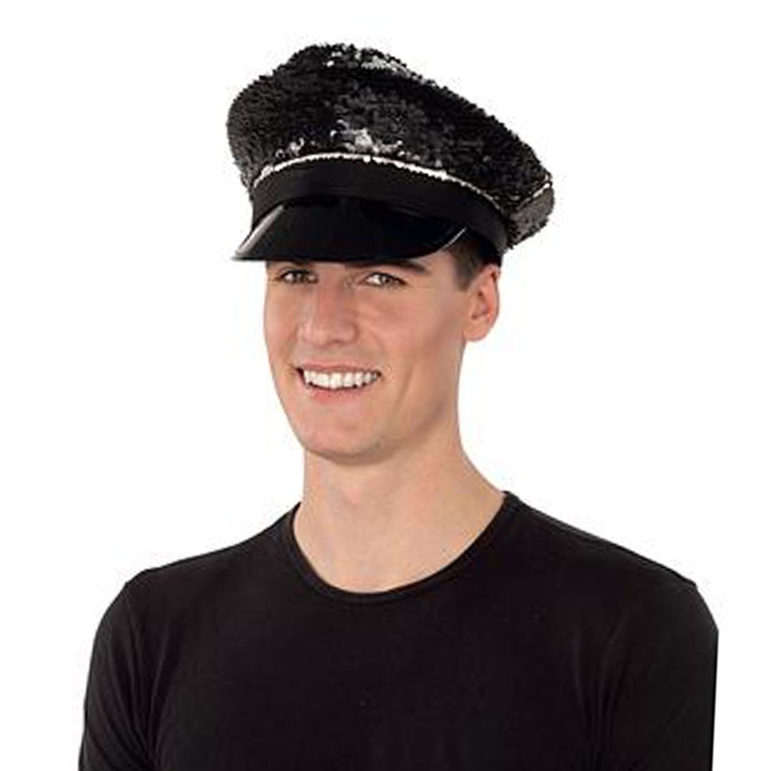 SEQUIN POLICE HAT