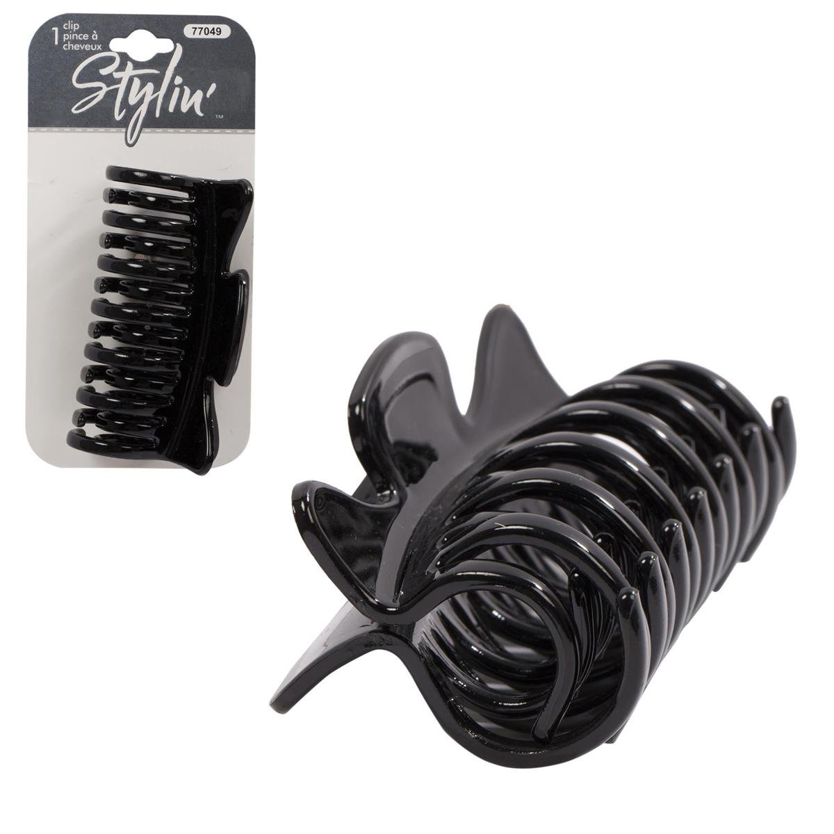 Stylin, Large Black Claw Clip