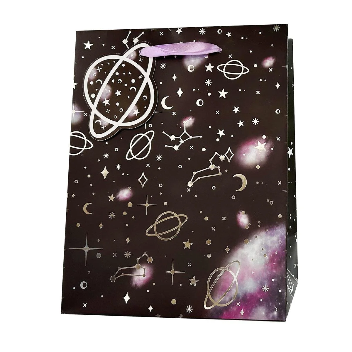 Paper T. Starry Sky Lrg. Gift Bag , Matte/HS, 157GSM