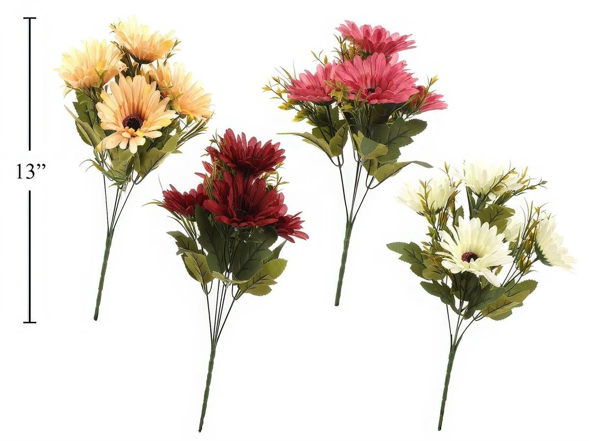 Vintage Gerbera, 12", 4Col Asst.