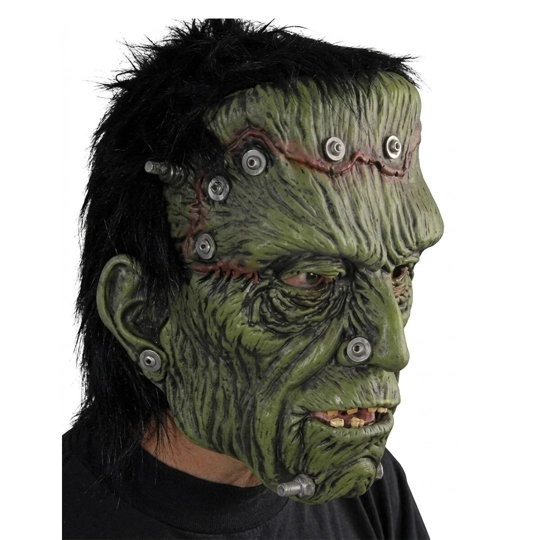 GLUED & SCREWED MASK with HAIR