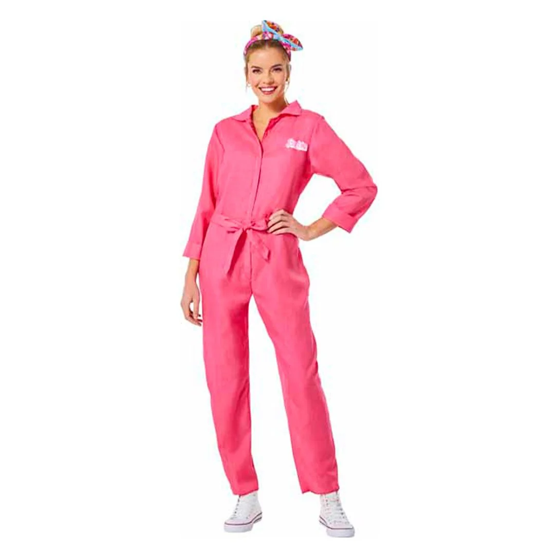 PINK JUMPSUIT BARBIE - ADULT COSTUME