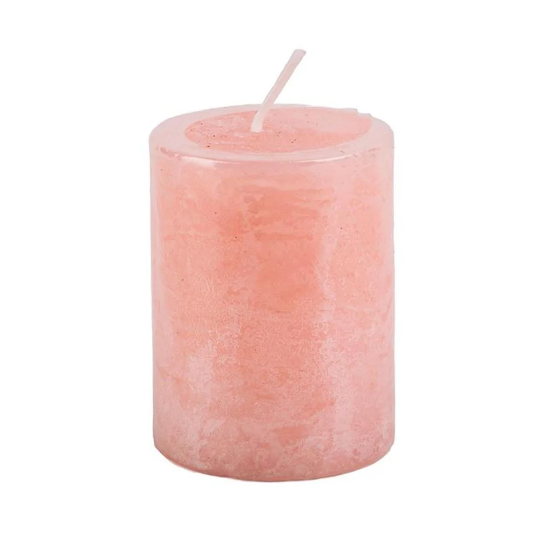 2" Frosted Scented Votive Candle - Wild Rose