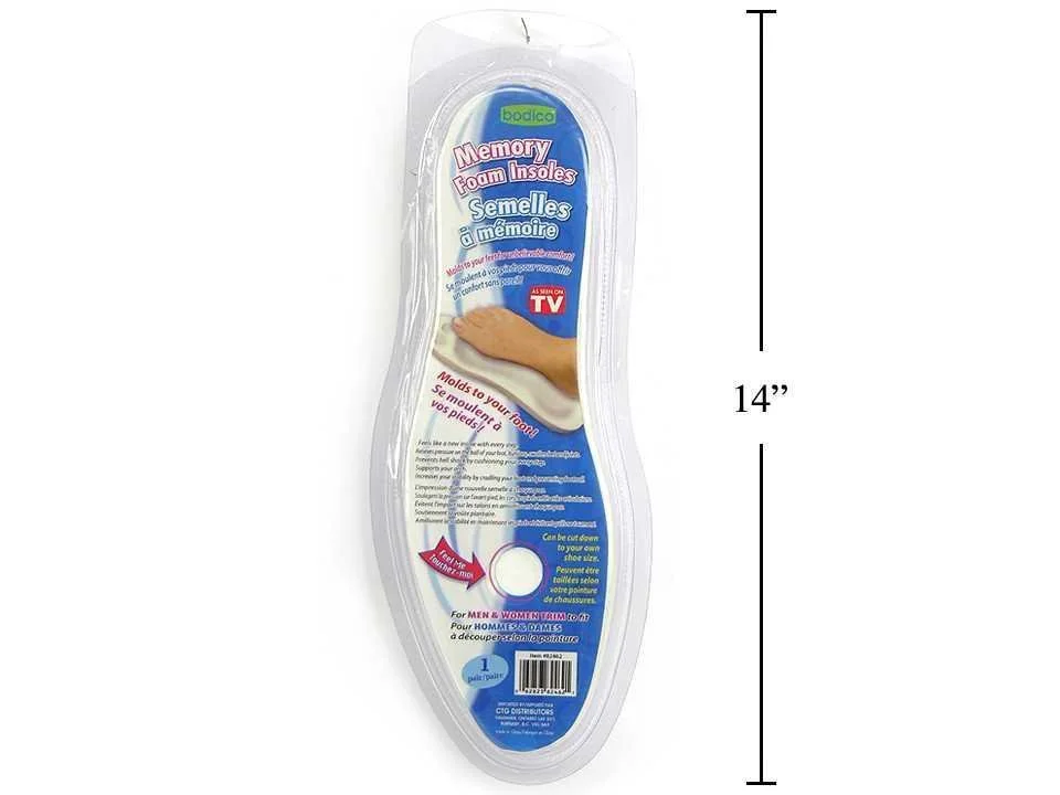Bodico, 1-pair Memory Insoles