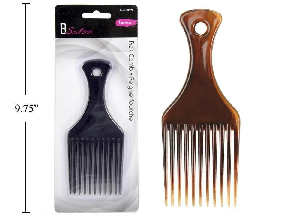 Bodico 1-pc Pick Comb, 2 col.