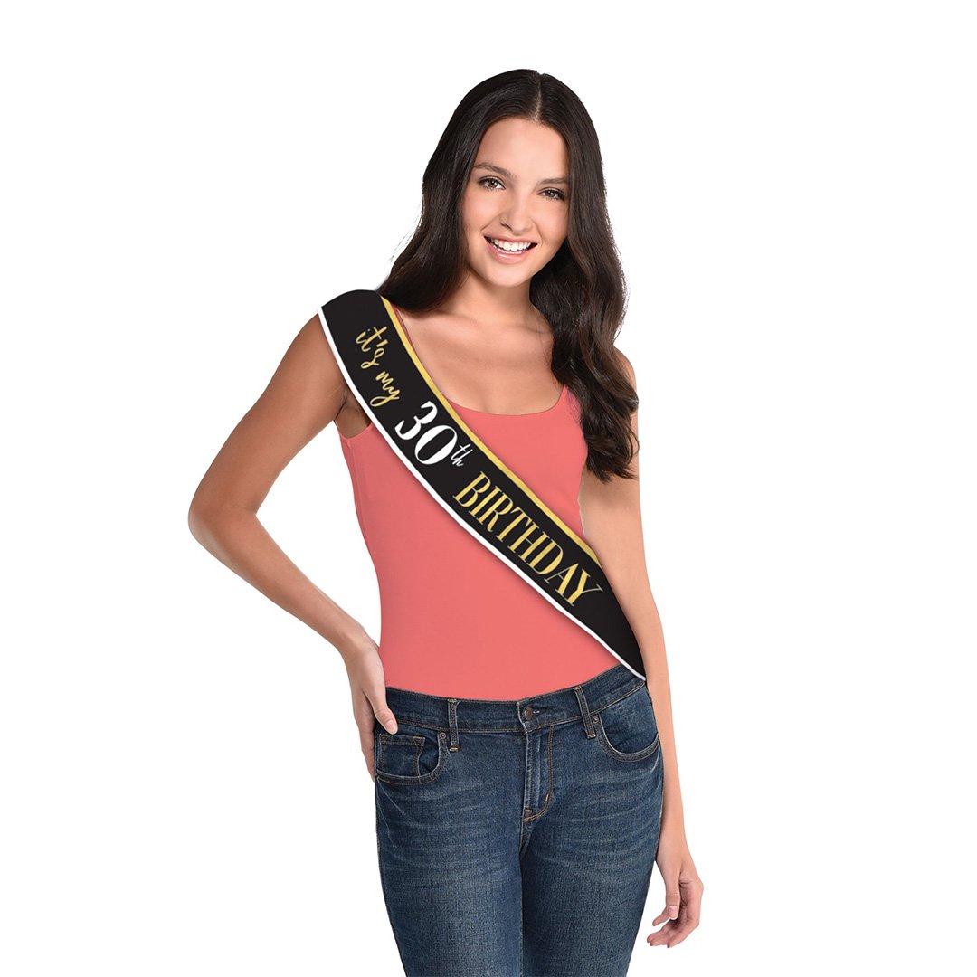 Party of The Ages Add-An-Age Foil Sash