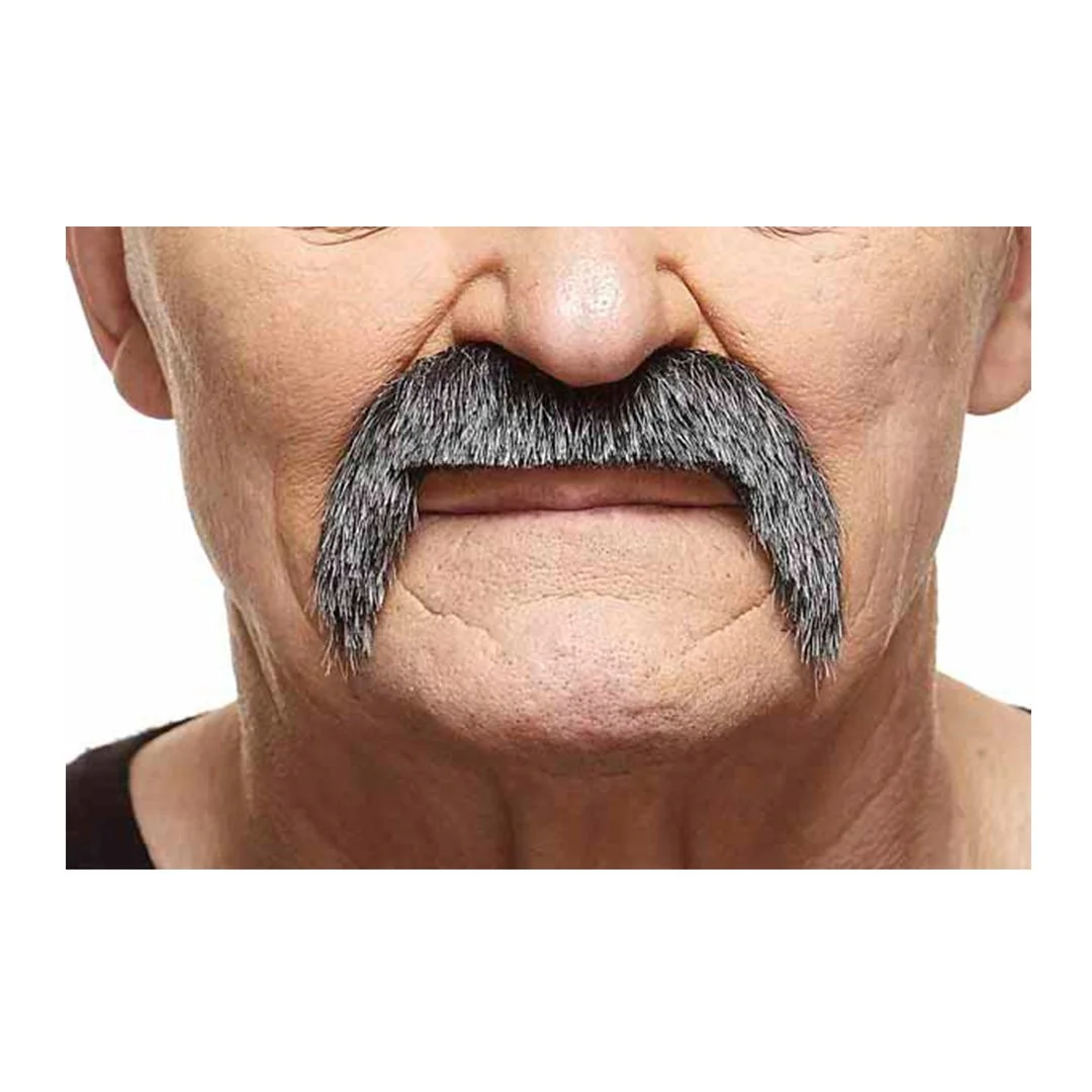 MOUSTACHE SALT & PEPPER 8.5CM x 6 CM