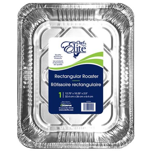 Chef Elite – Rectangular Roaster – 12.75″ x 10.25″ x 2.5″