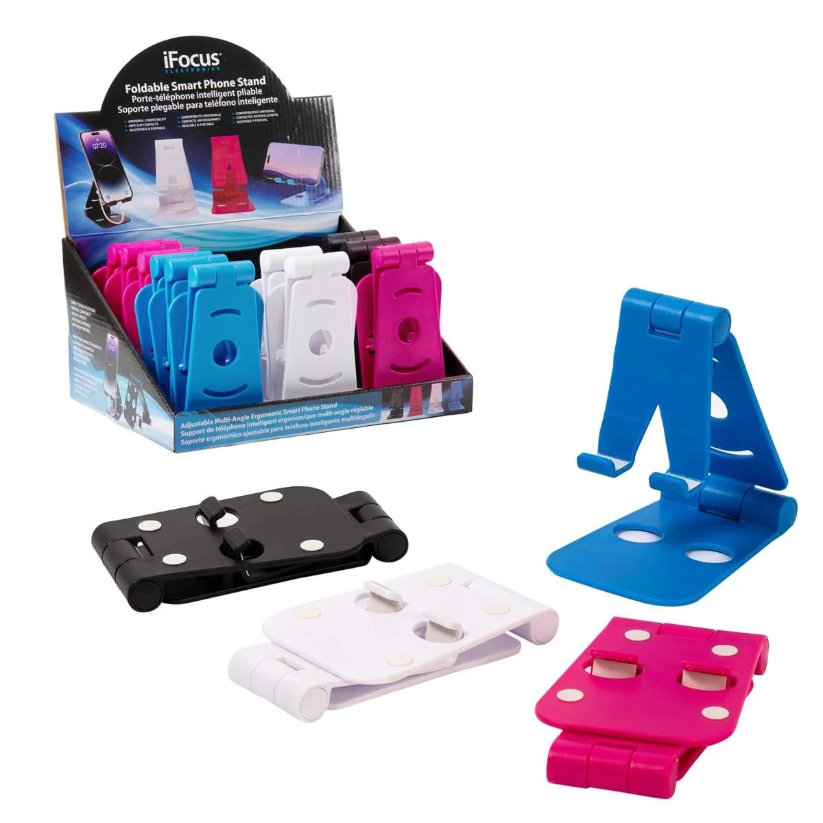 iFocus Foldable Smart Phone Stand 4C, PDQ, Not For tablets