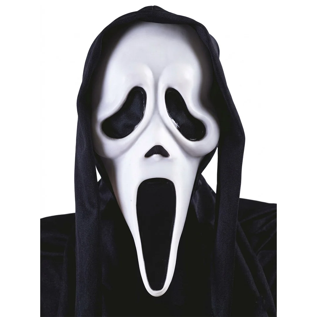 SCREAM GHOST MASK with SHROUD