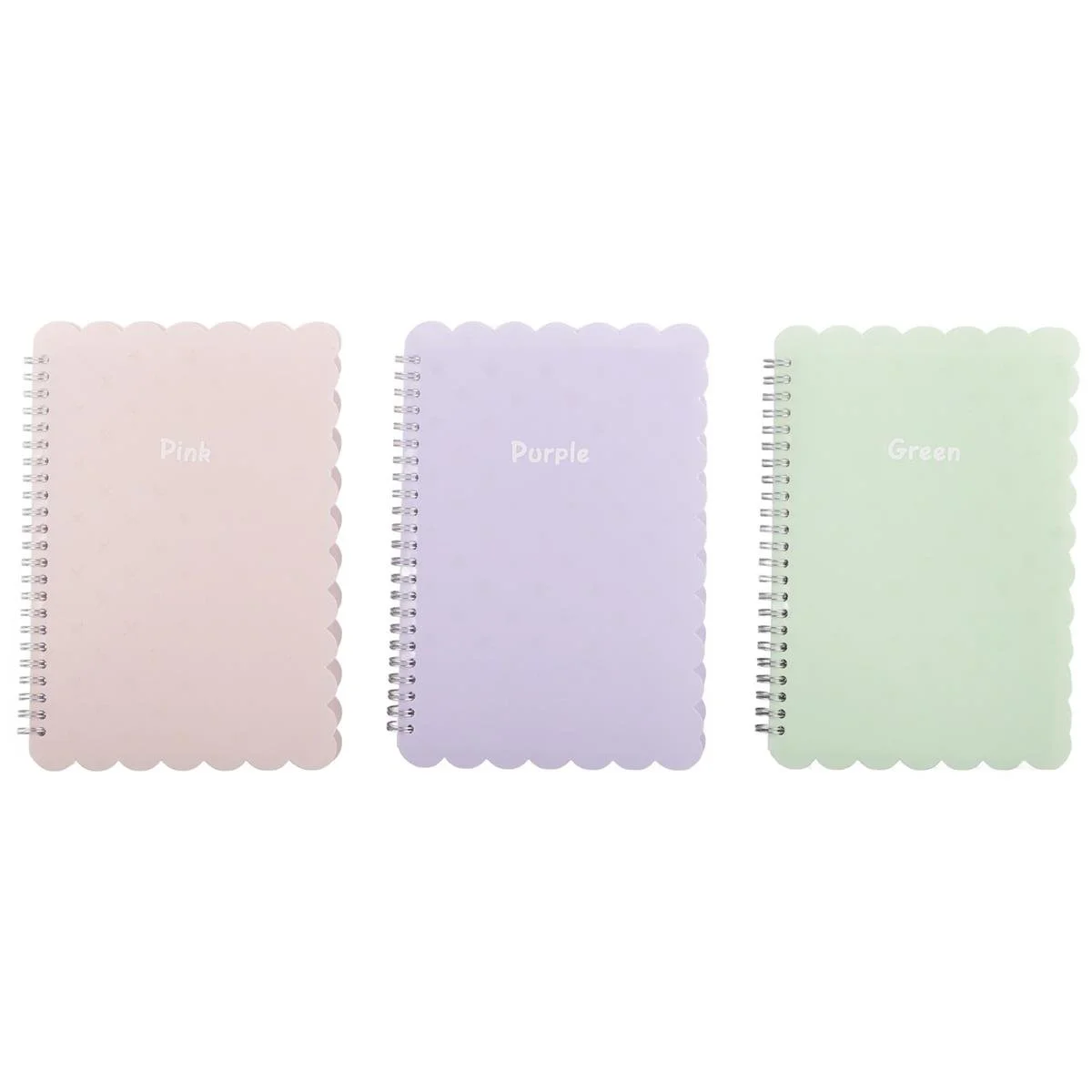 6" x 8.8" Ruled Notebook, 100sheets, 70g 3 colors