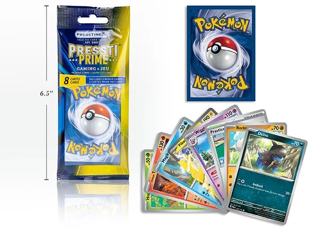 PRESSTIPRIME 8 CARDS (POKEMON)