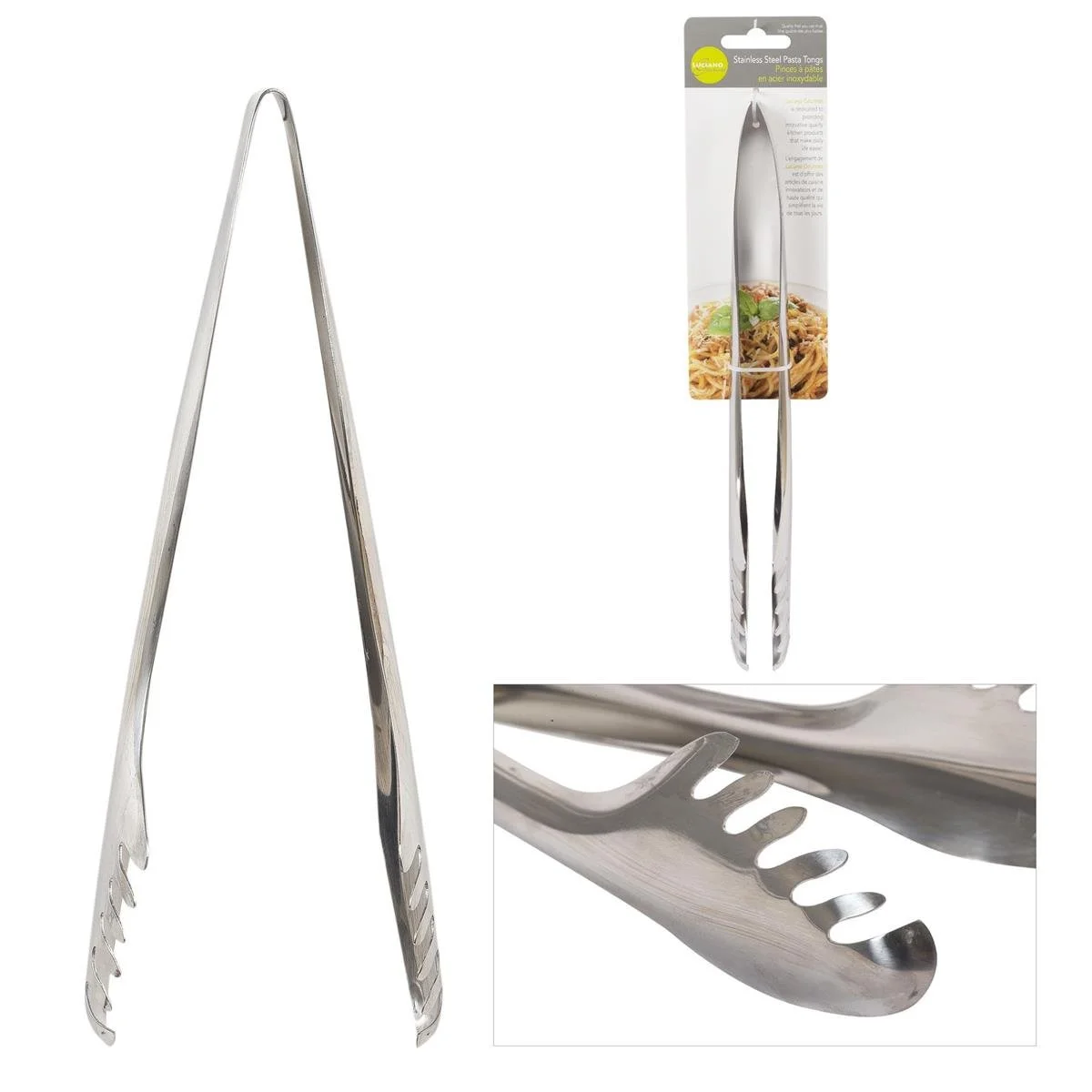 L.Gourmet 12" SS Salad/Pasta Tongs
