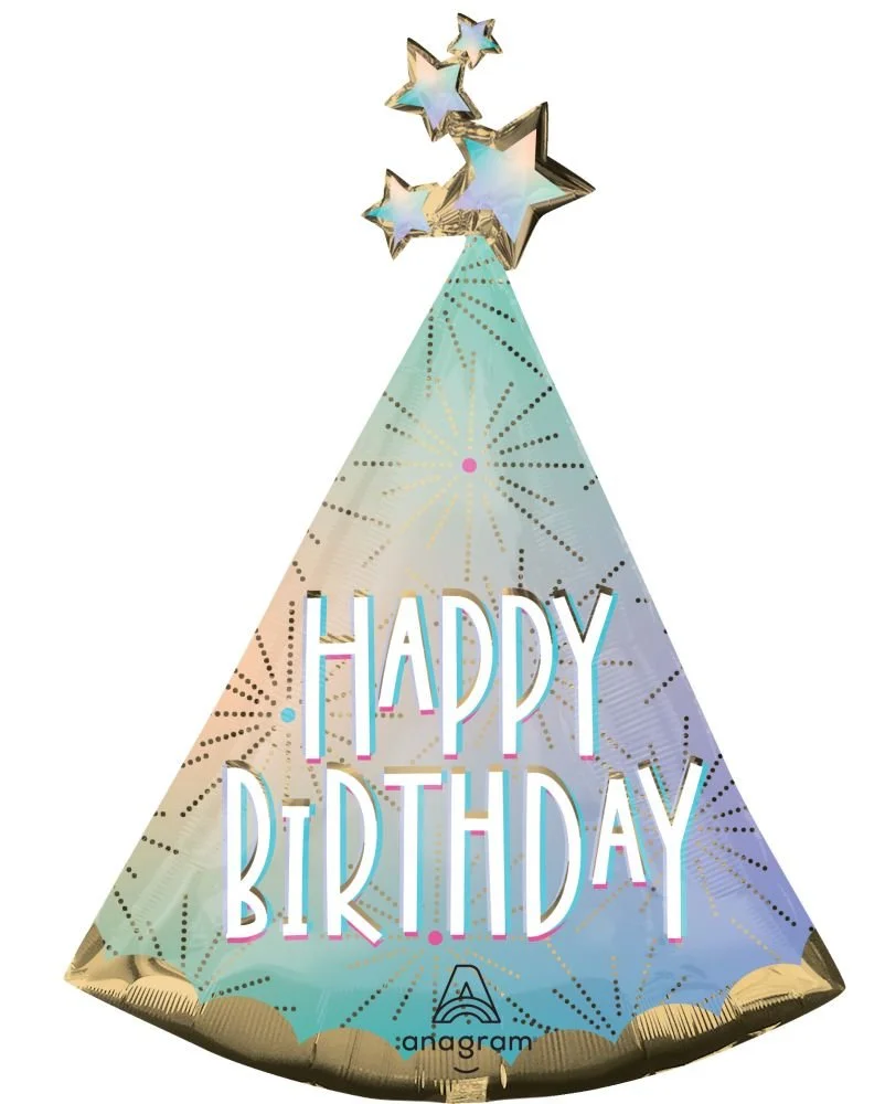 SuperShape Pastel Dream Happy Birthday Balloon