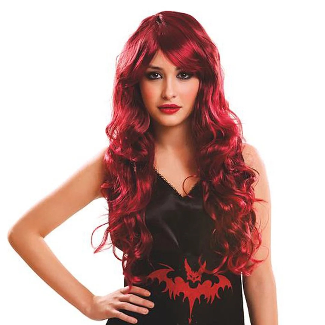 MAROON DISCO WIG